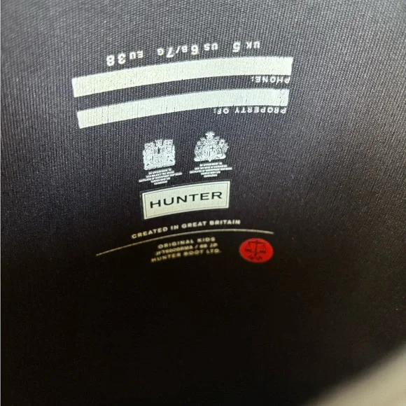 Hunter Black Rain Boots - Picture 4 of 4